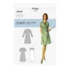 Simplicity Pattern 9104 Misses' Vintage Dresses With Sleeve & Neckline Variation