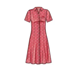 Simplicity Pattern 9260 Misses' & Women's Button Front Dresses -Sewing Supplies Store S9260 product hires 05 scaled