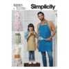 Simplicity Pattern 9301 Kids' & Adults' Aprons