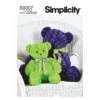 Simplicity Pattern 9307 Plush Bears In Two Sizes