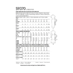 Simplicity Pattern 9370 Misses Knit Dress 11 Simplicity Pattern 9370 Misses Knit Dress -Sewing Supplies Store S9370 envelope back scaled