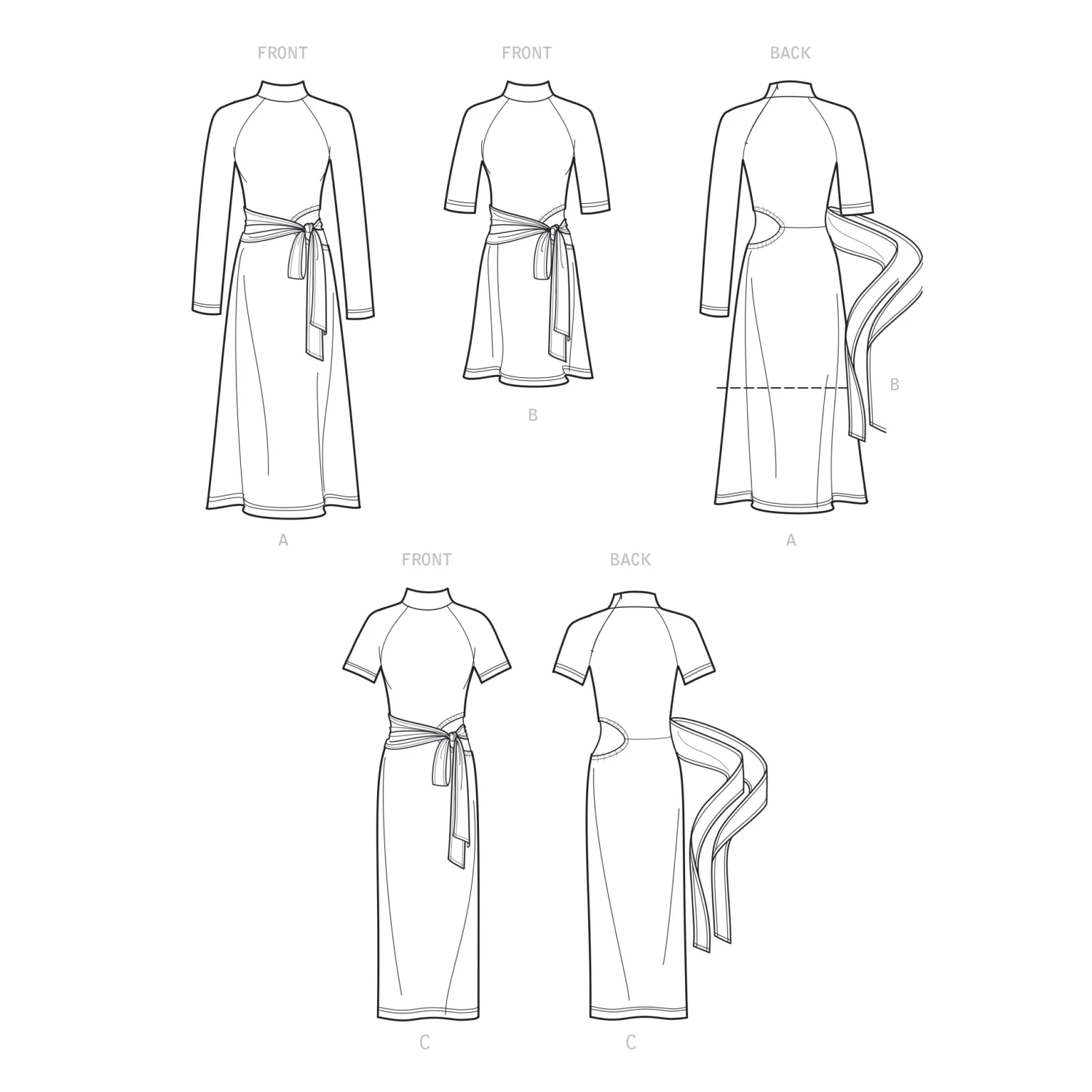 Simplicity Pattern 9370 Misses Knit Dress 7 Simplicity Pattern 9370 Misses Knit Dress - Image 7