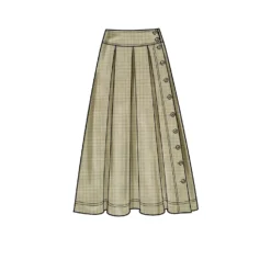 Simplicity Pattern 9377 Misses Flared Skirts -Sewing Supplies Store S9377 02 scaled