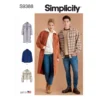 Simplicity Pattern 9388 Unisex Shirt Jackets