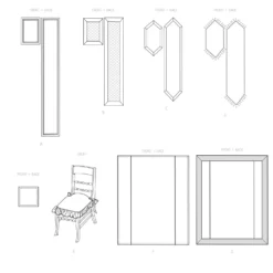Simplicity Pattern 9401 Tabletop Accessories -Sewing Supplies Store S9401 line art scaled