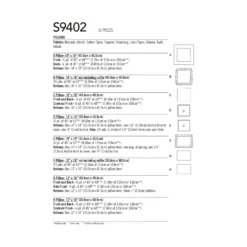 Simplicity Pattern 9402 Easy Pillows 6 Simplicity Pattern 9402 Easy Pillows -Sewing Supplies Store S9402 envelope back scaled