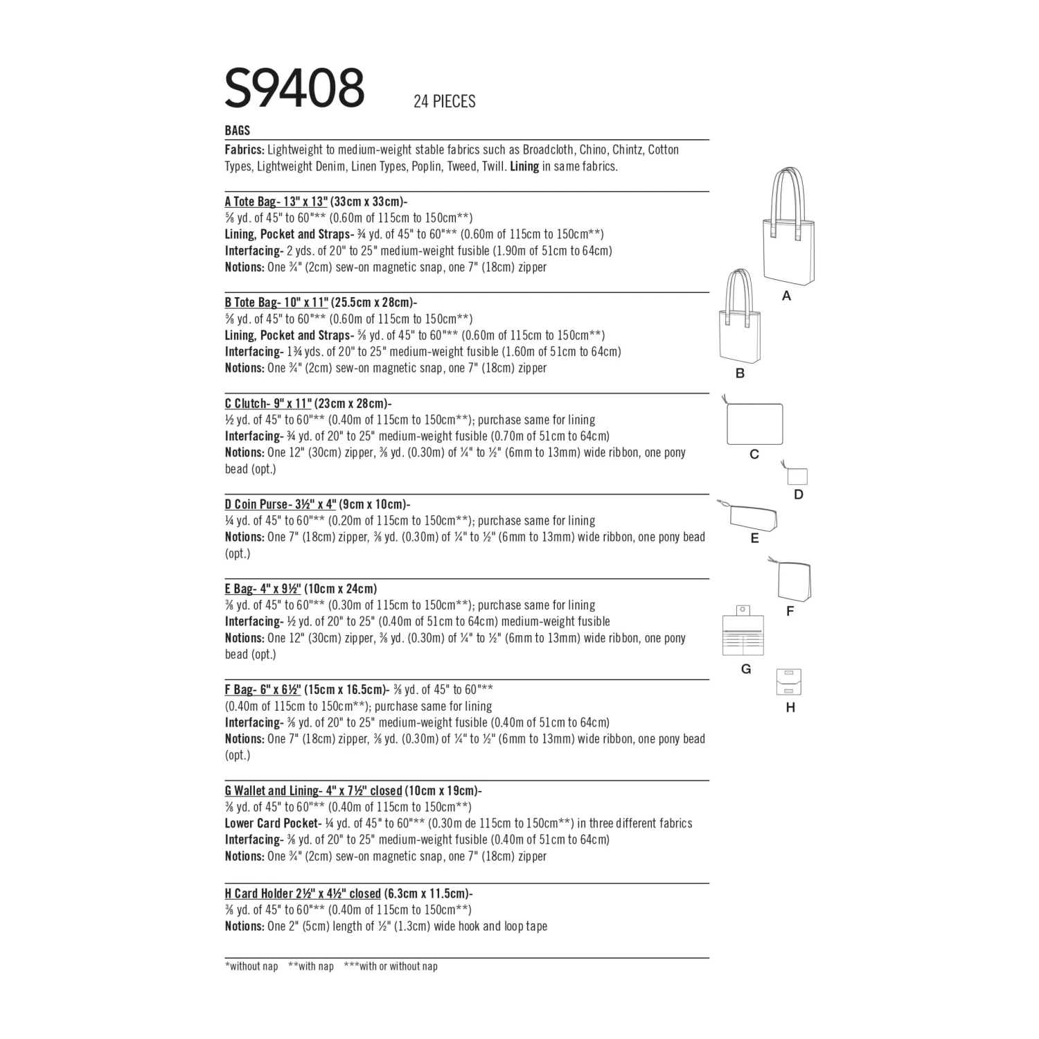 Simplicity Pattern 9408 Bags & Small Accessories 6 Simplicity Pattern 9408 Bags & Small Accessories - Image 6