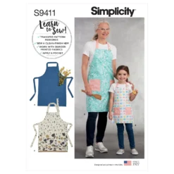 Simplicity Pattern 9411 Child & Misses Apron