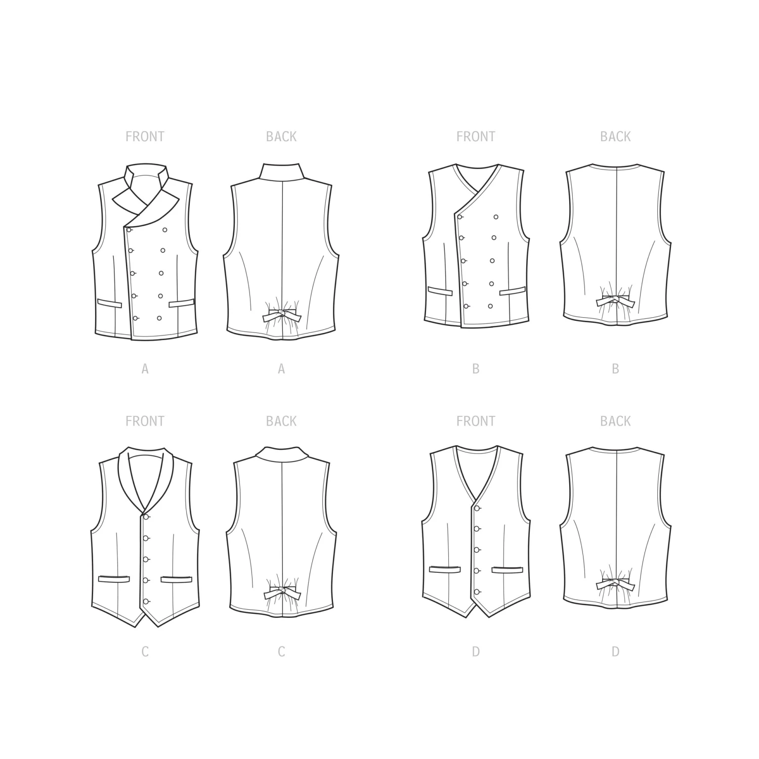 Simplicity Pattern S9457 Men's Vests 9 Simplicity Pattern S9457 Men's Vests - Image 9