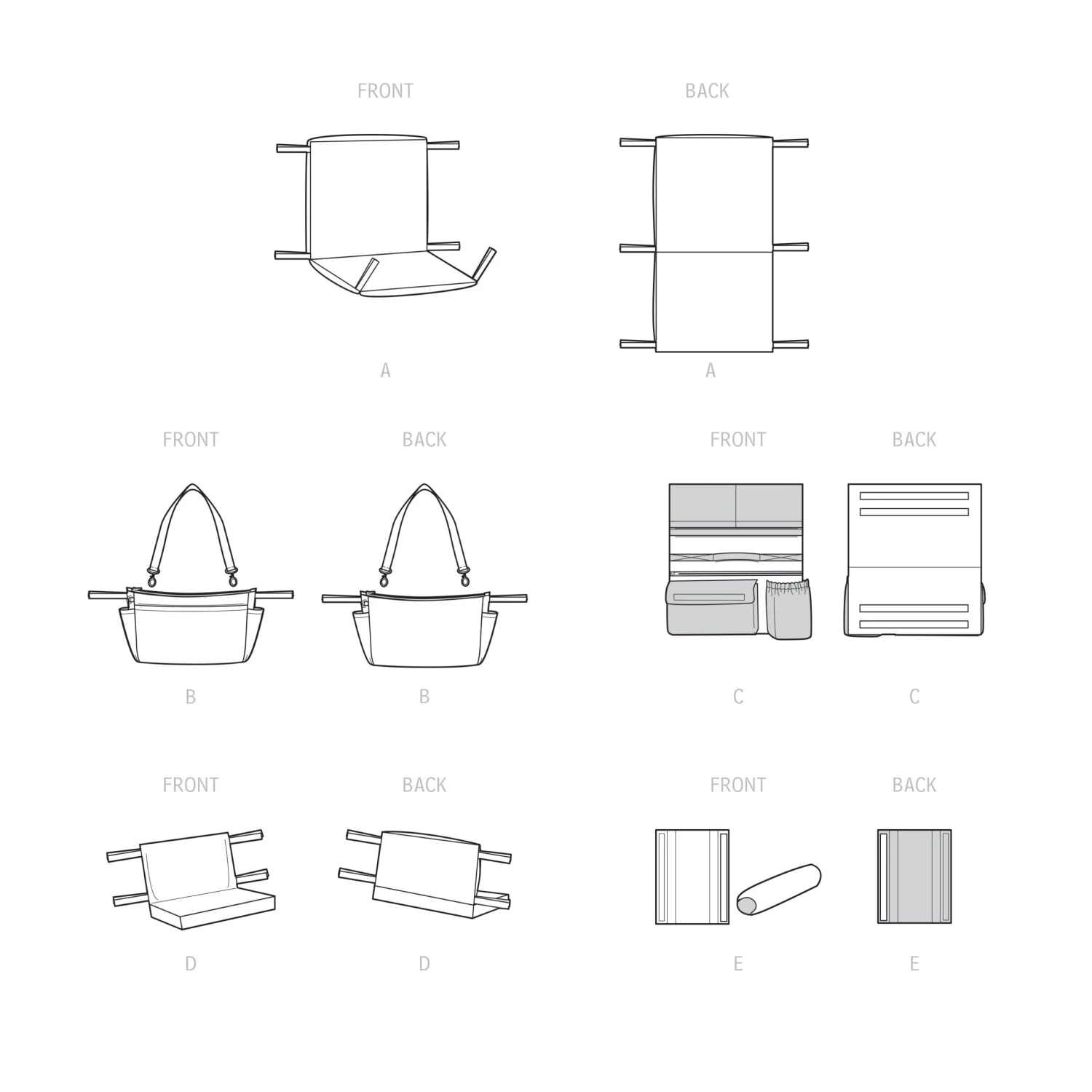Simplicity Sewing Pattern S9492 Wheelchair Accessories 2 Simplicity Sewing Pattern S9492 Wheelchair Accessories - Image 2