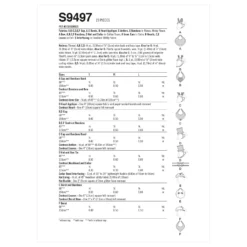 Simplicity Sewing Pattern S9497 Pet Accessories 19 Simplicity Sewing Pattern S9497 Pet Accessories -Sewing Supplies Store S9497 envelope back scaled