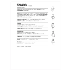 Simplicity Sewing Pattern S9498 Easy Plush Animals -Sewing Supplies Store S9498 envelope back scaled