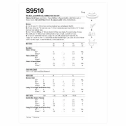 Simplicity SS9510 Dog Bed, Leash, Harness -Sewing Supplies Store S9510 envelope back scaled