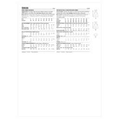 Simplicity SS9536 Misses' Sundress, Bolero -Sewing Supplies Store S9536 envelope back scaled