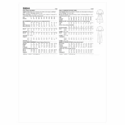 Simplicity SS9544 Misses' Dress & Jumpsuit -Sewing Supplies Store S9544 envelope back scaled