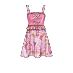 Simplicity SS9560 Child/Girl Dress, Top, Skirt -Sewing Supplies Store S9560 product hires 02 scaled