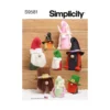 Simplicity Pattern SS9581 Plush Gnomes In Two Sizes