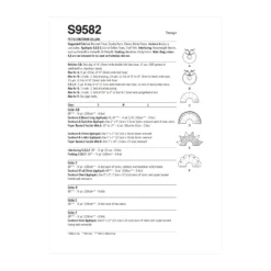 Simplicity Pattern SS9582 Pet Elizabethan Collars By Carla Reiss -Sewing Supplies Store S9582 envelope back scaled