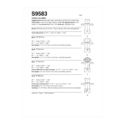 Simplicity Pattern SS9583 Poseable Plush Animals By Elaine Heigl -Sewing Supplies Store S9583 envelope back scaled