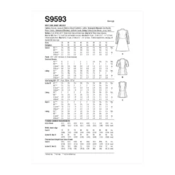 Simplicity Pattern SS9593 Men's Coat, Jacket And Vest -Sewing Supplies Store S9593 envelope back scaled