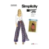 Simplicity Pattern SS9595 Misses' Super Jiffy Wrap And Tie Pantskirt