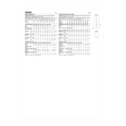 Simplicity Pattern SS9608 Misses' Pants And Skirt -Sewing Supplies Store S9608 envelope back scaled