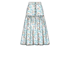 Simplicity Pattern SS9613 Misses' Top And Skirts -Sewing Supplies Store S9613 product hires 05 scaled