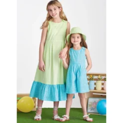 Simplicity Pattern SS9617 Children's And Girls' Jumpsuit, Romper And Dress -Sewing Supplies Store S9617 product hires 01 scaled