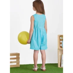 Simplicity Pattern SS9617 Children's And Girls' Jumpsuit, Romper And Dress -Sewing Supplies Store S9617 product hires 08 scaled