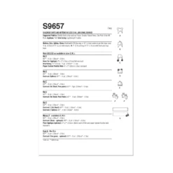 Simplicity Pattern 9657 Undefined Accessories -Sewing Supplies Store S9657 envelope back scaled