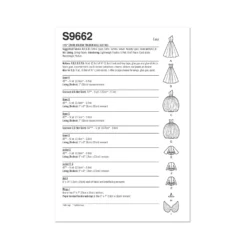 Simplicity Pattern 9662 Undefined Doll Clothes 17 Simplicity Pattern 9662 Undefined Doll Clothes -Sewing Supplies Store S9662 envelope back scaled