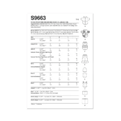 Simplicity Pattern 9663 Undefined Pet -Sewing Supplies Store S9663 envelope back scaled