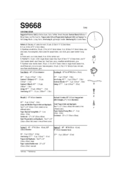 Simplicity Pattern 9668 Holiday Craft, Tree Skirt -Sewing Supplies Store S9668 envelope back scaled