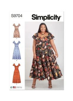 Simplicity Pattern S9704 Plus Size Dress