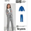 Simplicity Pattern SS9719 Girl/Boy Sportswear