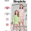 Simplicity Pattern S9721 Child/Girl Skirt/Top