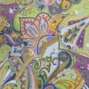 Satin Twill Fabric, Paisley
