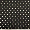 Twill Chiffon Fabric, White Black Spot- 140cm