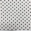 Twill Chiffon Fabric, White Spot- 140cm