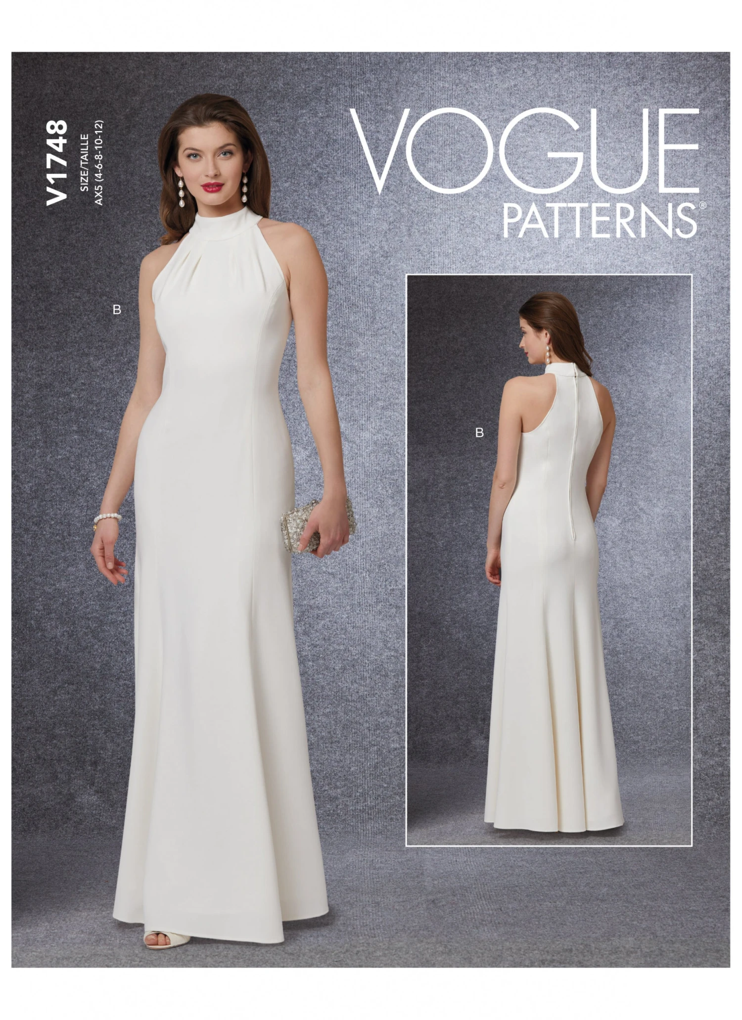 Vogue Pattern V1748 Misses' Special Occasion Dress 1 Vogue Pattern V1748 Misses' Special Occasion Dress