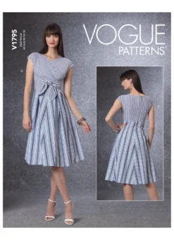 Vogue Pattern V1795 Misses Dress -Sewing Supplies Store V1795 envelope front scaled
