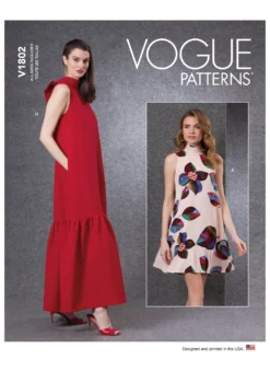 Vogue Pattern V1802 Misses' Dresses