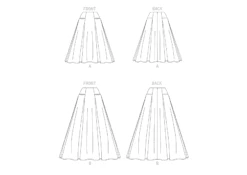 Vogue Pattern V1813 -Sewing Supplies Store V1813 line art