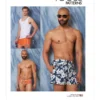 Vogue Pattern V1897 Men's Swimsuits And Tank Top