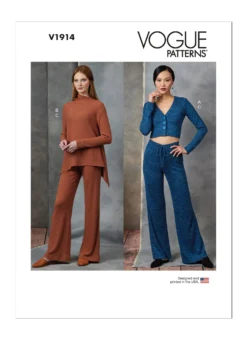 Vogue Pattern V1914 Miss Cardigan, Tunic & Pants