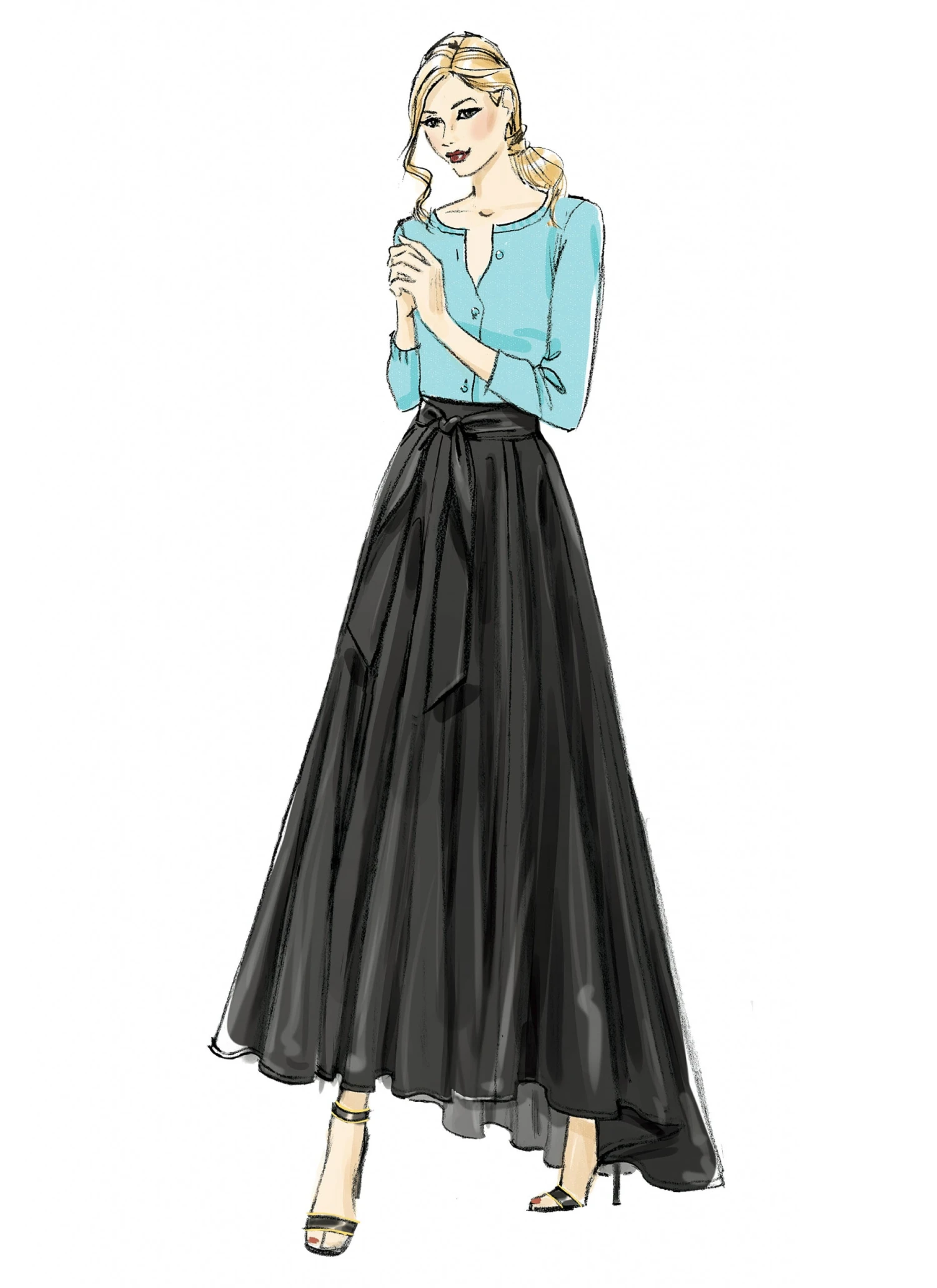 Vogue Pattern V8980 Misses' Skirt 5 Vogue Pattern V8980 Misses' Skirt - Image 5