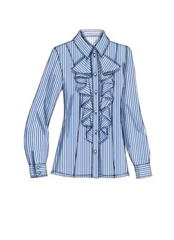 Vogue Pattern V9029 Misses' Blouse -Sewing Supplies Store V9029 09