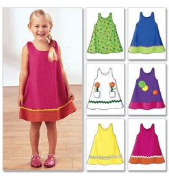 Butterick Pattern B3772 Toddlers' & Children's Dress -Sewing Supplies Store b3772 f034073e 9942 4ec0 86bd a604a343f93e