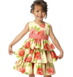 Butterick Pattern B6161 Girls Gathered Waist Dresses