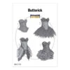 Butterick Pattern B6338 Curved-Hem Corsets And Skirts
